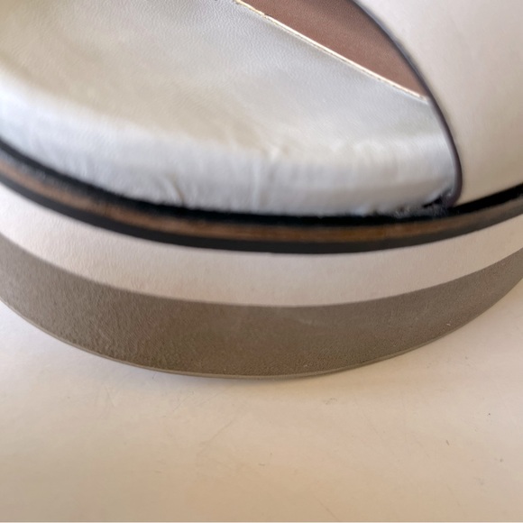 Steve Madden Leather Platform Slides Size 9 - Picture 14 of 14